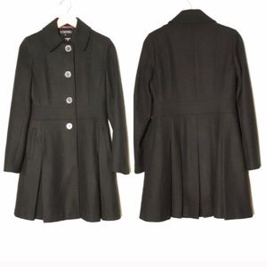 Black Wool pea coat size 6